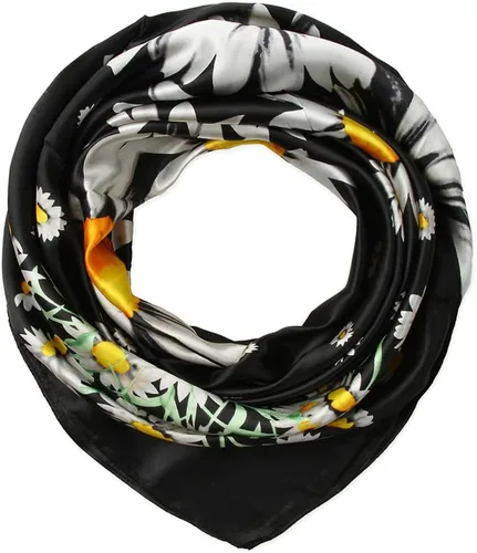 Vista 30 de corciova - Bufanda cuadrada grande para mujer, diadema sedosa para cabello rizado, lazo para dormir por la noche, bandana a la moda, 35 x 35