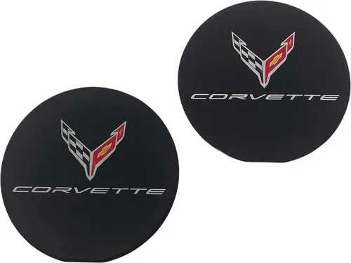 Vista 3 de Insertos de Posavasos de Soporte de Taza Corvette C8 - Juego de 2