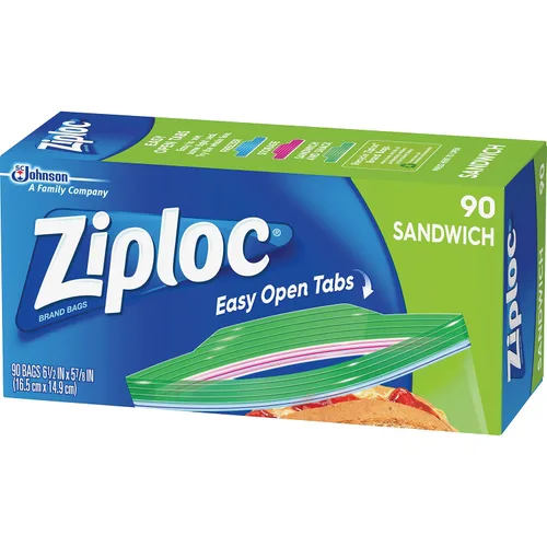 Vista 4 de Ziploc - Bolsas para sándwich (90 unidades, 12 unidades)