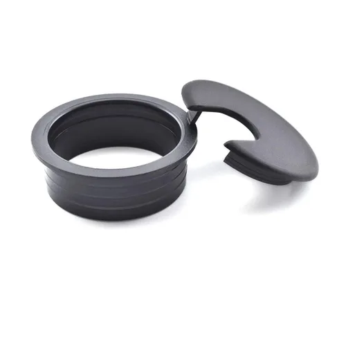 Vista 2 de TuTuYa 10 piezas de pasacables de escritorio, pasacables de escritorio de 1-3/8 pulgadas (35 mm) con sierra de agujero, ideal para cables de mesa