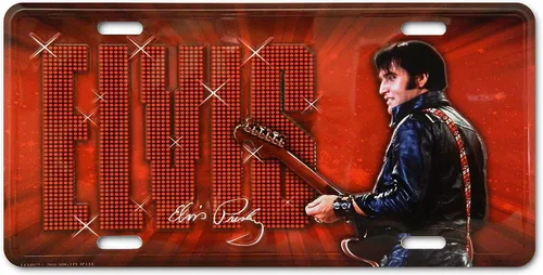 Vista 2 de Midsouth Products Placa de matrícula Elvis - 1Elvis