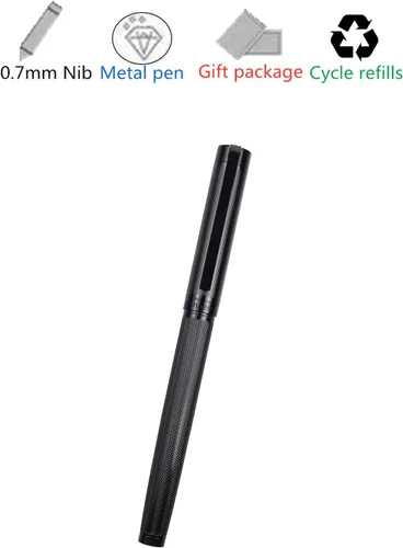 Vista 3 de Pemmeed Bolígrafo de Bola de Tinta Líquida para Mujeres Caja de Lujo Bolígrafo de Gel Tinta Negra Bolígrafo Elegante Recargable para Oficina