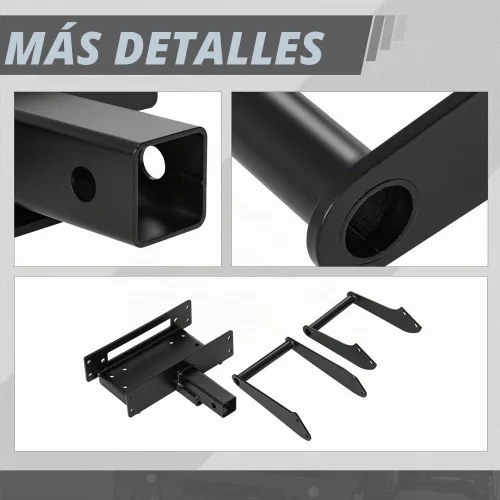 Vista 4 de RUGCEL WINCH placa de montaje de cabrestante de cuna, soporte de cabrestante de recuperación (10" x 4 1/2")