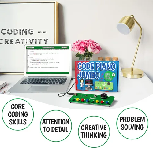 Vista 5 de Paquete: Code Rocket y Code Piano Jumbo. ¡Combina y ahorra en dos de nuestros kits más populares!