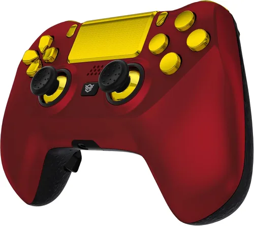 Vista 3 de HEXGAMING HEX Hyper Controller 4 Mappable Back Buttons Replaceable Thumbsticks Triggers Stop Compatible with PS4 Pro Custom Controller PC Wireless