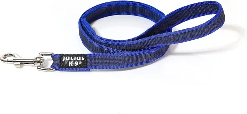 Vista 121 de Julius-K9 218GM-B-DP Correa de color y gris superagarre, ajustable, 0.551 in x 7.2 ft, azul-gris