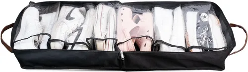 Vista 5 de Bolsa de zapatos para viajes, organizador de zapatos portátil, bolsa de almacenamiento, bolsa de zapatos para mujeres y hombres