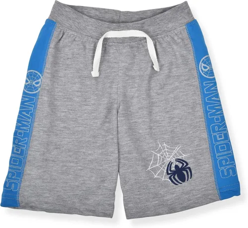 Vista 3 de Marvel Spider-Man - Conjunto de 2 pantalones cortos casuales para niño, azulgris