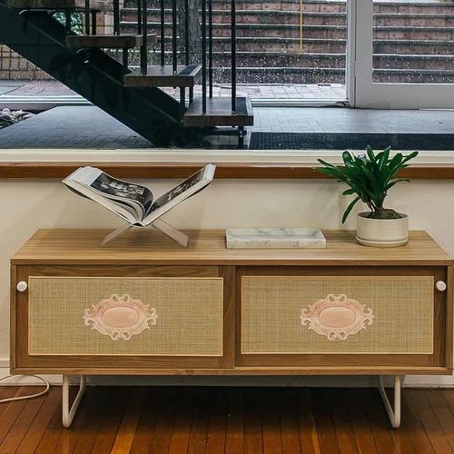 Vista 5 de 2 apliques de madera onlay, apliques de madera tallada sin pintar, onlays de madera ovalada, apliques de muebles para manualidades, apliques