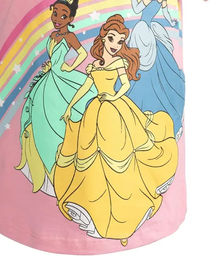 Vista 6 de Disney Minnie Mouse Princess Belle The Little Mermaid Moana Lilo Stitch Frozen - Camiseta de cumpleaños para niñas pequeñas a niños pequeños