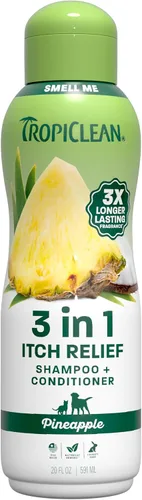 Vista 18 de TropiClean Champú y acondicionador 2 en 1 para perros, aroma a papaya de larga duración, desenredante hidratante para perros, seguro para cachorros
