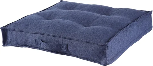 Vista 10 de Almohada cuadrada copetuda con funda extraíble, negro, grande (40 pulgadas)