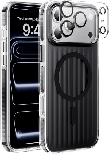 Vista 111 de Funda magnética para iPhone Air con protector de lente de cámara, protección grado militar de 10 pies, compatible con funda MagSafe Slim para iPhone