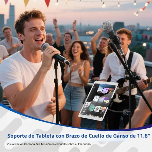 Vista 7 de ROCKFREE Soporte para tableta con abrazadera para cinta de correr