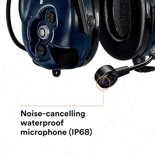 Vista 5 de 3M PELTOR WS LiteCom PRO III - Auriculares, casco duro adjunto, durabilidad de grado profesional, radio de comunicación bidireccional inalámbrica