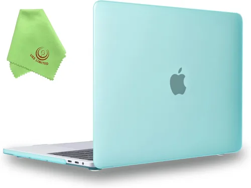 Vista 56 de UESWILL Estuche rígido mate suave compatible con MacBook Pro de 15 pulgadas con Touch Bar y USB-C de 2016-2019, modelo A1990 A1707, negro