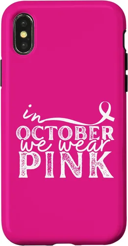 Vista 5 de iPhone 16 In October We Wear Pink Breast Cancer Awareness Graphic Case
