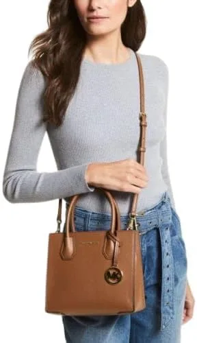 Vista 3 de MICHAEL KORS MERCER MESSENGER - Polvo de satén de cuerpo medio