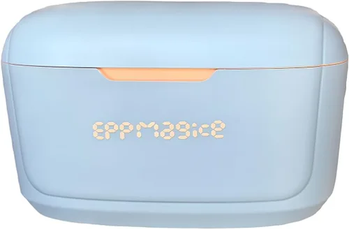 Vista 9 de Bolsa de viaje enfriadora de leche materna, caja enfriadora de plástico duro ligero para biberones y bolsas de almacenamiento Enfriador aislado 4