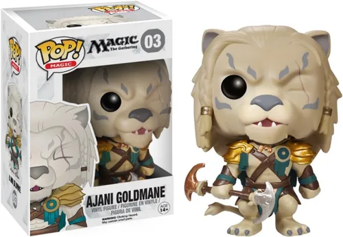Vista 2 de Funko Pop! Games: Magic The Gathering - Figura de vinilo de Ajani Goldmane