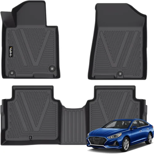 Vista 190 de Tapetes de piso para todo clima y forro de carga con respaldo para Chevrolet Suburban de 7 asientos 2021-2025 / GMC Yukon XL de 7 asientos