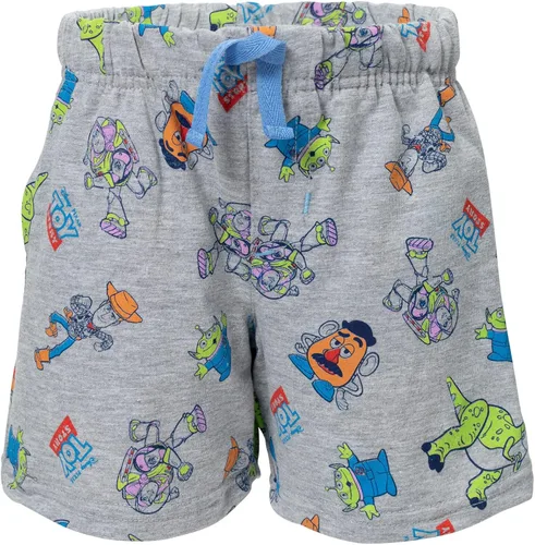 Vista 3 de Disney Pixar Cars Mickey Mouse King Toy Story Buzz Lightyear - Conjunto de camiseta gráfica y pantalones cortos de rizo francés
