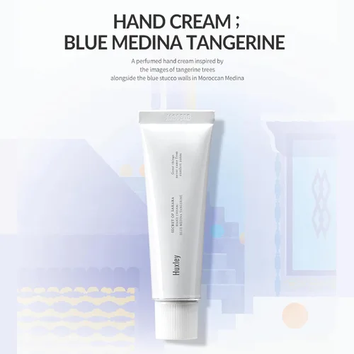 Vista 2 de Huxley Secret of Sahara Crema de manos de 1.0 fl oz Hidrata, nutre y suaviza la piel Hidratante no grasa que calma y suaviza las manos Crema