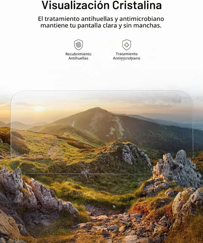 Vista 5 de Belkin ScreenForce - Protector de pantalla de vidrio templado para iPhone Air, resistente a los arañazos con bandeja de fácil alineación incluida