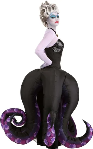 Vista 6 de Disney - Disfraz de Úrsula de La Sirenita Prestige para mujer, talla M