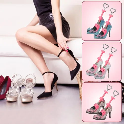 Vista 7 de RekTak Estirador de zapatos para mujer, para pies anchos, ampliador de zapatos de ancho ajustable, ampliador de zapatos para mujer