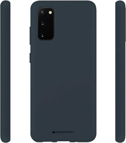 Vista 3 de GOOSPERY Funda suave para Samsung Galaxy S20 (2020), funda delgada y sedosa para parachoques (azul medianoche)