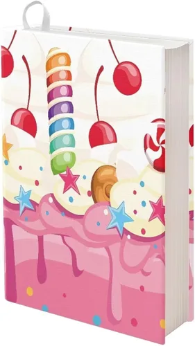 Vista 16 de FOR U DESIGNS Axolotl Rainbow Kawaii - Funda protectora personalizada para libros de tapa suave, 9 x 11 pulgadas, funda de tela elástica, lavable