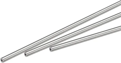 Vista 16 de Uxcell Tubo capilar de acero inoxidable 304, OD 0.4 mm x 0.1 mm de grosor de pared, 250 mm de longitud, tubo metálico para maquinaria industrial