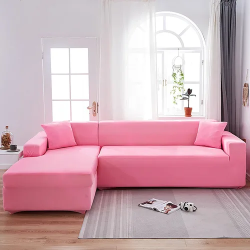 Vista 27 de Konsilsa Funda elástica para sofá en forma de L, funda completa para sofá de 1/2/3/4 plazas, protector de muebles suave, antideslizante, lavable a