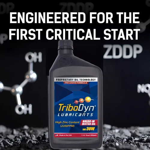 Vista 2 de Aceite de rotura del motor SAE 30 con alto contenido de zinc - botella de 1 galón