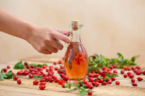 Vista 2 de organic pure oil Aceite de rosa mosqueta de 4 onzas – Antioxidantes naturales puros y naturales sin refinar para rejuvenecer la piel de la cara
