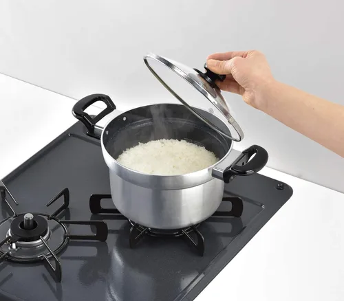 Vista 4 de Rinnai olla de arroz dedicada olla estufa de gas para cocinar olla de arroz 3 Go cook RTR-300D1