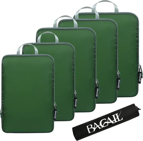 Vista 144 de BAGAIL 4 Set/6 Set Ultraligero Compresión Embalaje Cubos Organizador de Embalaje para Accesorios de Viaje Equipaje Maleta Mochila