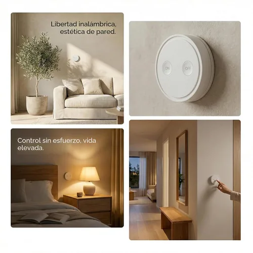 Vista 8 de LoraTap Mini adaptador de enchufe de salida de control remoto, interruptor de luz inalámbrico de rango de 656 pies para electrodomésticos,