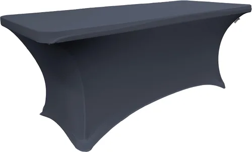 Vista 8 de BalsaCircle - Mantel rectangular de elastano ajustable de elastano de 6 pies, color verde manzana, elástico, para decoración de boda, comedor