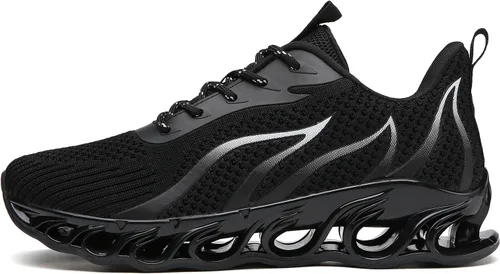 Vista 3 de Zapatos deportivos para correr para mujer, tenis atléticos, para caminar, transpirables, a la moda