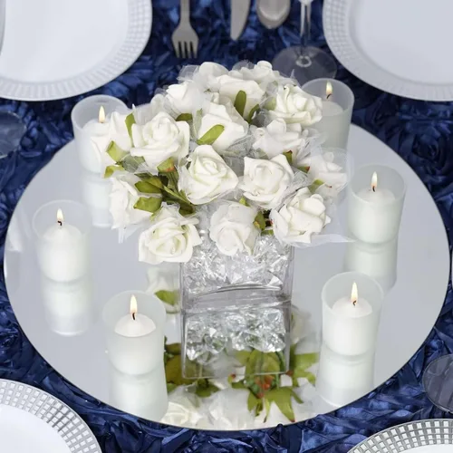 Vista 14 de Efavormart - Espejo cuadrado de cristal de 8 pulgadas, decoración de mesa para bodas, fiestas, centros de mesa, 6