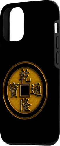 Vista 2 de iPhone 12/12 Pro I Ching Coin Chinese Lucky Charm Fortune Success Money Magic Case