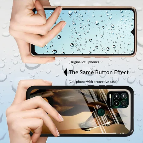 Vista 269 de Funda para Motorola Moto G Stylus 5G 2021 de vidrio templado, funda negra con diseño de mujer negra africana para mujeres y hombres, antiarañazos, a