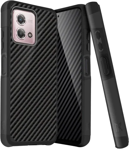 Vista 10 de TJS Funda compatible con Motorola Moto G Stylus 4G 2023 (negro)