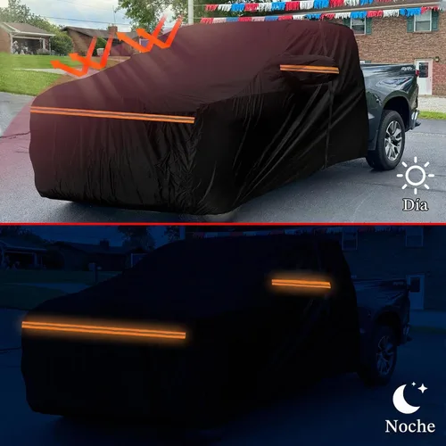 Vista 7 de Cubierta impermeable para cabina de camión reemplazar la serie F/Silverado/Ram CrewCab 2 puertas