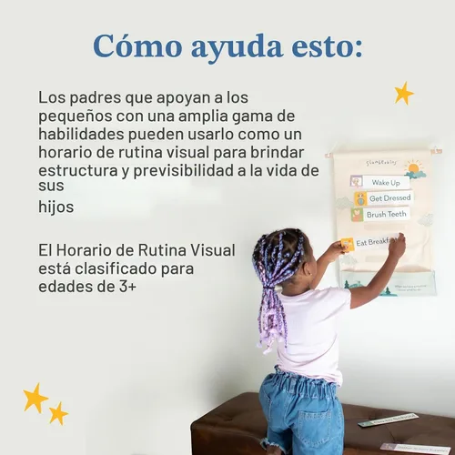 Vista 5 de Slumberkins - Calendario visual de 18 piezas para niños