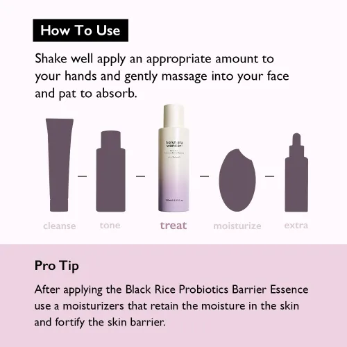Vista 9 de haruharu Wonder Black Rice Probiotics Barrier Essence, Tamaño de viaje, Inundación de piel y estratificación, Fortalecimiento de la barrera cutánea