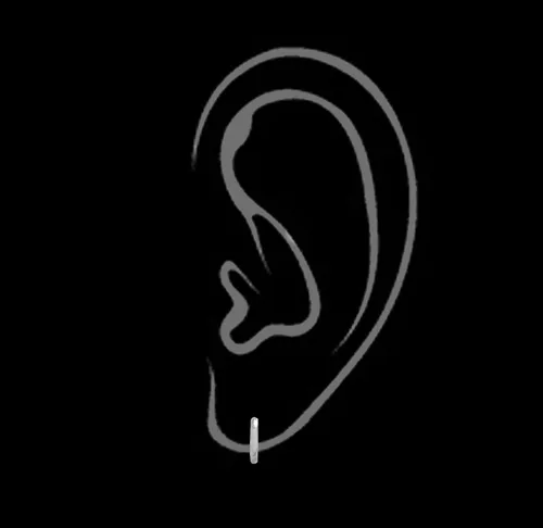 Vista 5 de Ritastephens - Pendientes de aro unisex de oro de 14 quilates, tamaño pequeño o regular