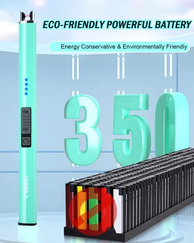 Vista 9 de Encendedor eléctrico recargable de velas de plasma de arco, sin llama, resistente al viento, encendedor USB, protección de seguridad múltiple